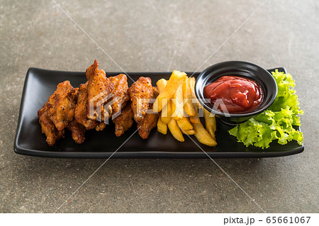 fried chicken wings fried chicken wings 65661067