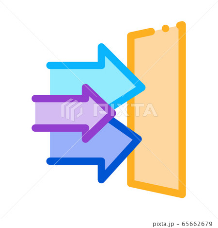 sound coming in door icon vector outline illustration sound coming in door icon vector outline illustration 65662679