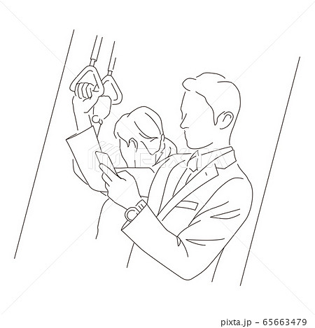 電車通勤 65663479