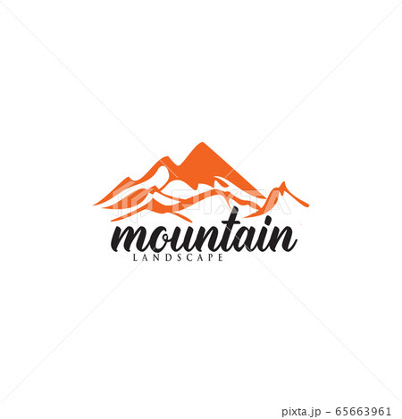 Mountain logo design vector template 65663961