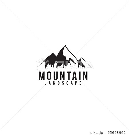 Mountain logo design vector template 65663962