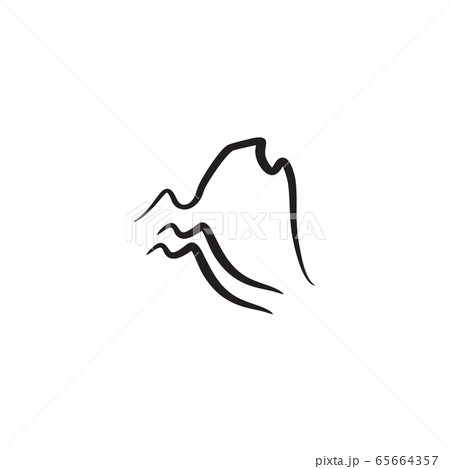 Mountain icon logo design vector template 65664357
