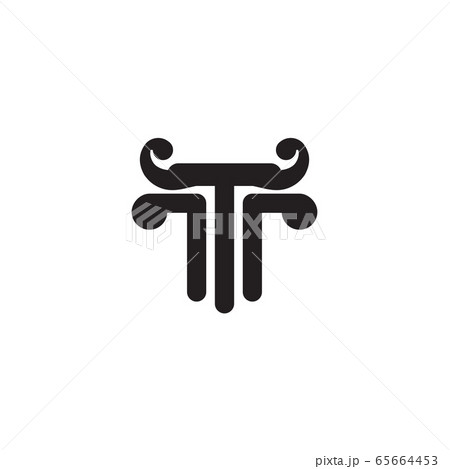 Pillar icon logo design vector template Pillar icon logo design vector template 65664453