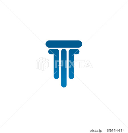 Pillar icon logo design vector template Pillar icon logo design vector template 65664454