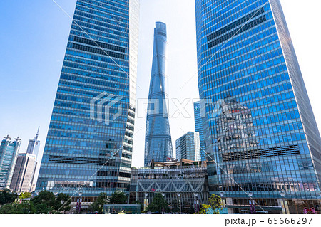 《上海》上海の摩天楼・中国経済の中心 65666297