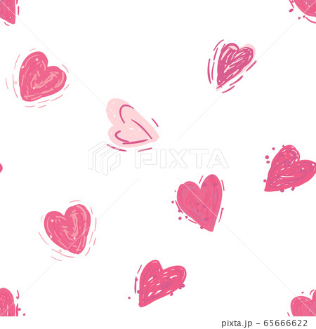 Seamless pattern with hearts. Valentines day background Seamless pattern with hearts. Valentines day background 65666622