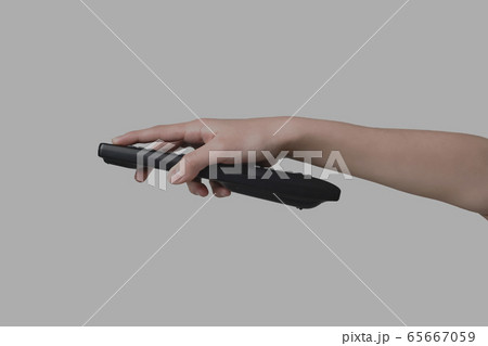 テレビやビデオのリモコンのクローズアップ テレビやビデオのリモコンのクローズアップ 65667059