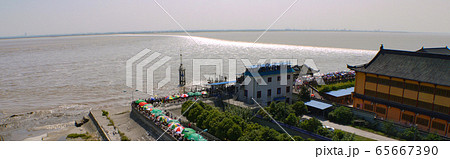 杭州 銭塘江の大逆流 杭州 銭塘江の大逆流 65667390