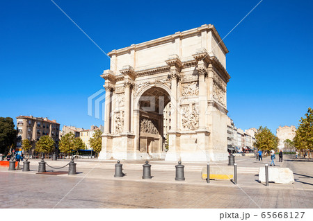 Porte Royale triumphal arch, Marseille 65668127