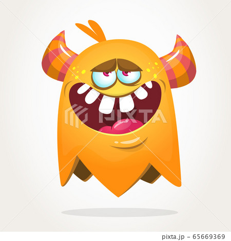 Funny monster character. Halloween monster vector 65669369