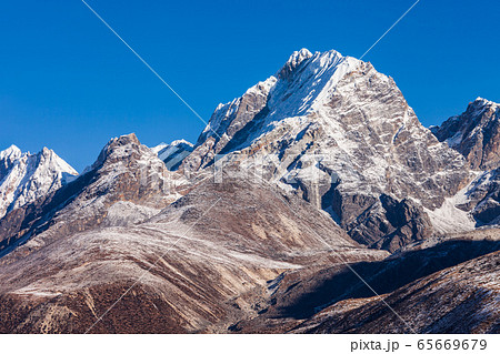 Lobuche mountain in Everest region, Nepal 65669679
