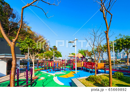 Public children playground in Hong Kong Public children playground in Hong Kong 65669892
