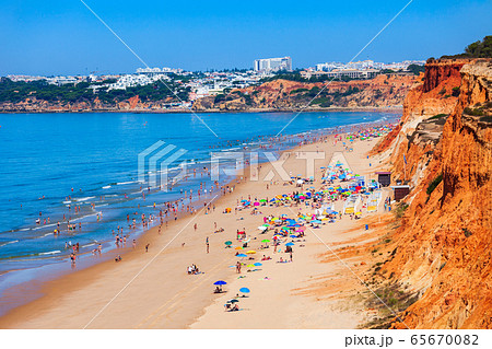 Falesia beach in Albufeira, Algarve Falesia beach in Albufeira, Algarve 65670082