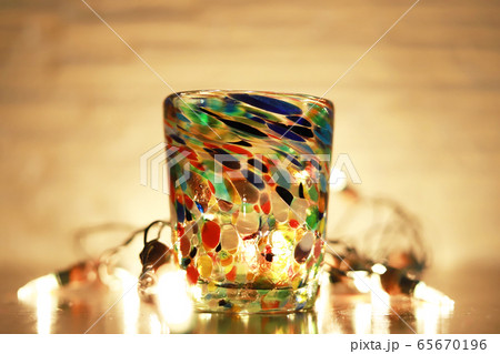 虹色タンブラー／ライトアップ 65670196