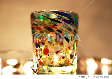 虹色タンブラー／ライトアップ 65670198