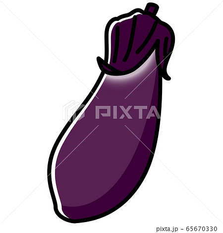 Eggplant cartoon - Stock Illustration [65670330] - PIXTA