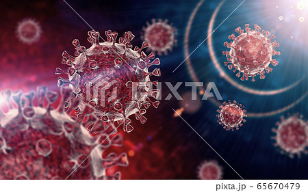 COVID-19 microscopic virus corona virus disease 65670479
