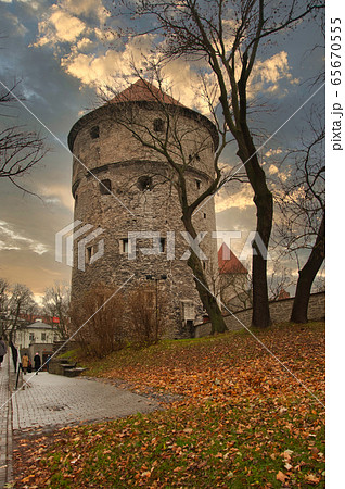 Wet Street In Tallinn Wet Street In Tallinn 65670555