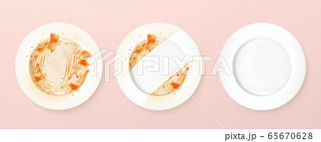 Clean and dirty dishes 65670628