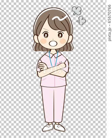 女人,護士,生氣 女人,護士,生氣 65670766