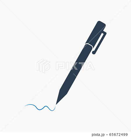 Pen icon. Flat style vector EPS. 65672499