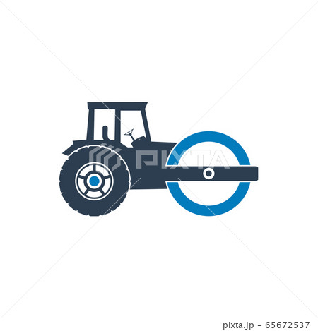 Steam Roller Icon. Flat Style vector EPS. Steam Roller Icon. Flat Style vector EPS. 65672537