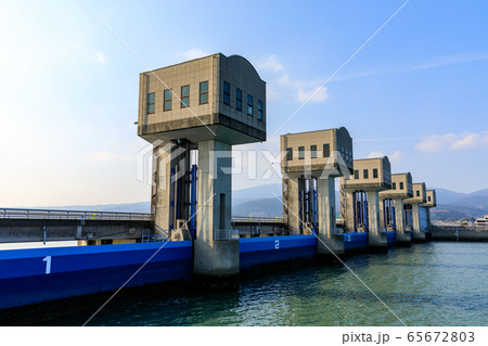 長崎・諫早湾北部排水門 長崎・諫早湾北部排水門 65672803