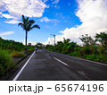 Landscape of road and nature in Okinawa islands 65674196