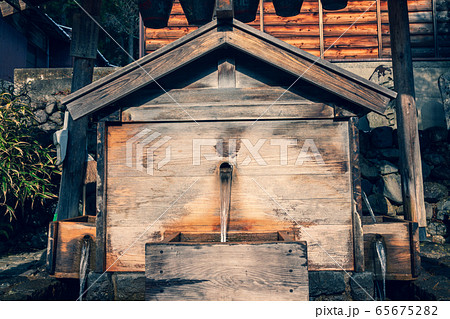 奈良井宿の水場【宮の沢】　　塩尻市 65675282