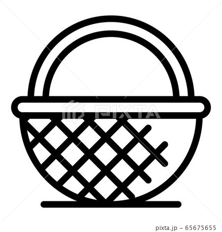 Handle wicker icon, outline style 65675655