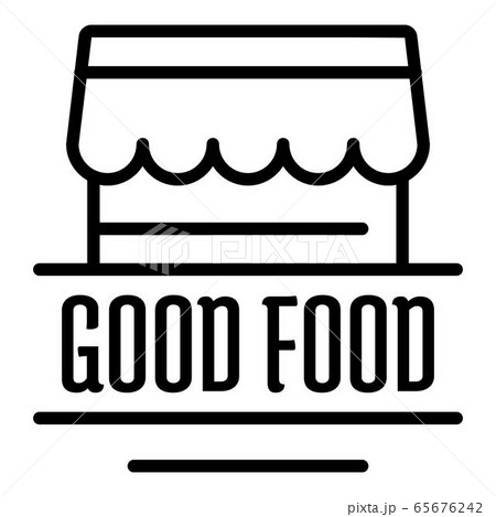 Good food logo, outline style Good food logo, outline style 65676242