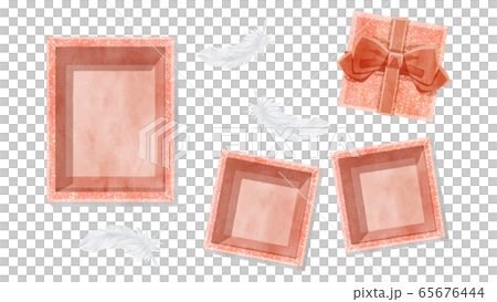 Present box layout illustration - Stock Illustration [65676444] - PIXTA