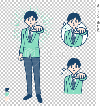 simple school boy Green Blazer_want-you simple school boy Green Blazer_want-you 65678187