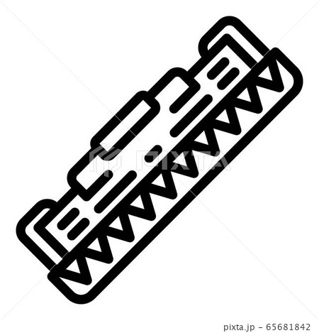 Toner cartridge icon, outline style Toner cartridge icon, outline style 65681842