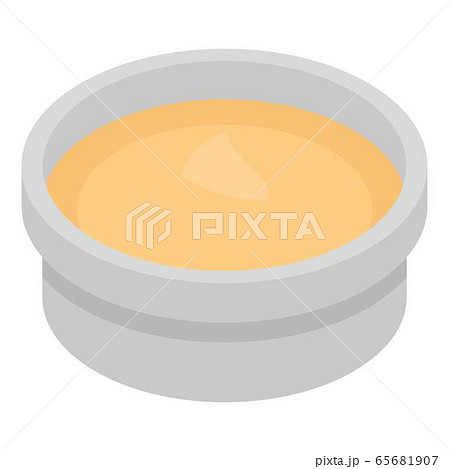 Spicy sauce icon, isometric style Spicy sauce icon, isometric style 65681907