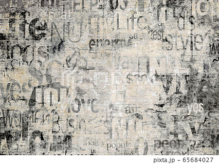 Old vintage grunge newspaper paper texture 65684027