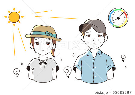 蒸し暑い(湿度計) 65685297