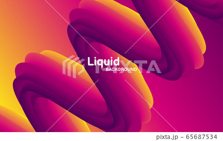 Liquid color background design. Modern colorful 65687534