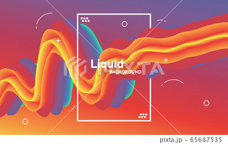 Liquid color background design. Modern colorful 65687535