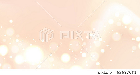 美容　背景　女性　キラキラ　玉ボケ　エステ　ビューティ　輝き　スキンケア　化粧品　美容液 65687681