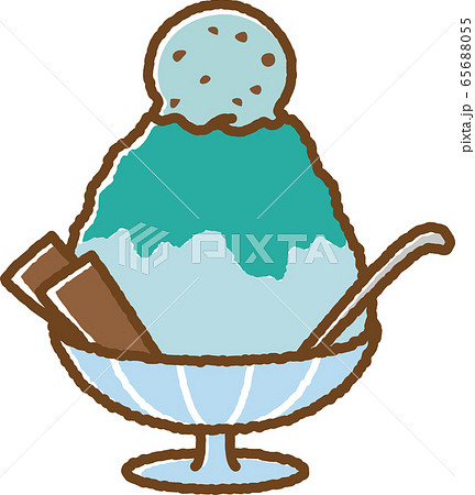 かき氷(ミントチョコ) 65688055