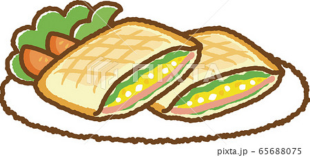ホットサンド 65688075