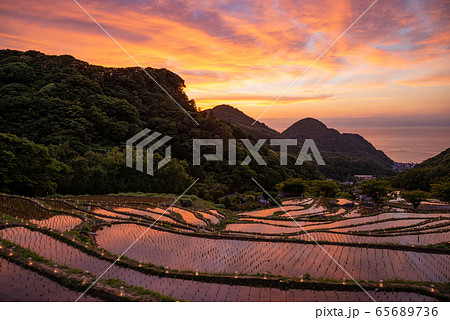【静岡県松崎町】石部棚田、石部の灯り、キャンドルナイト 【静岡県松崎町】石部棚田、石部の灯り、キャンドルナイト 65689736