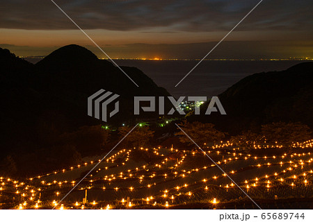 【静岡県松崎町】石部棚田、石部の灯り、キャンドルナイト 【静岡県松崎町】石部棚田、石部の灯り、キャンドルナイト 65689744