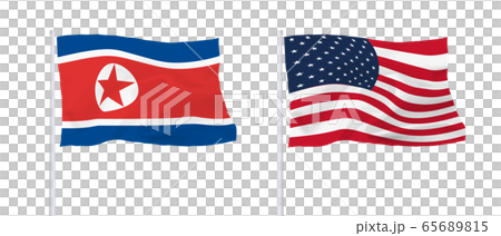 米朝国旗 65689815