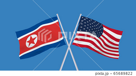 米朝国旗 65689822