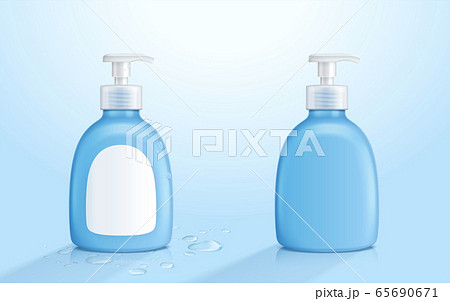 Set of hand wash dispenser bottles 65690671