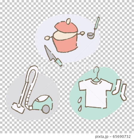 掃除　洗濯　炊事　家事 65690732