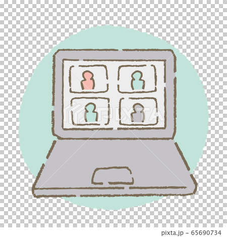 リモート会議　授業 65690734