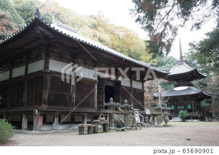 伽耶院　金堂と多宝塔 65690901